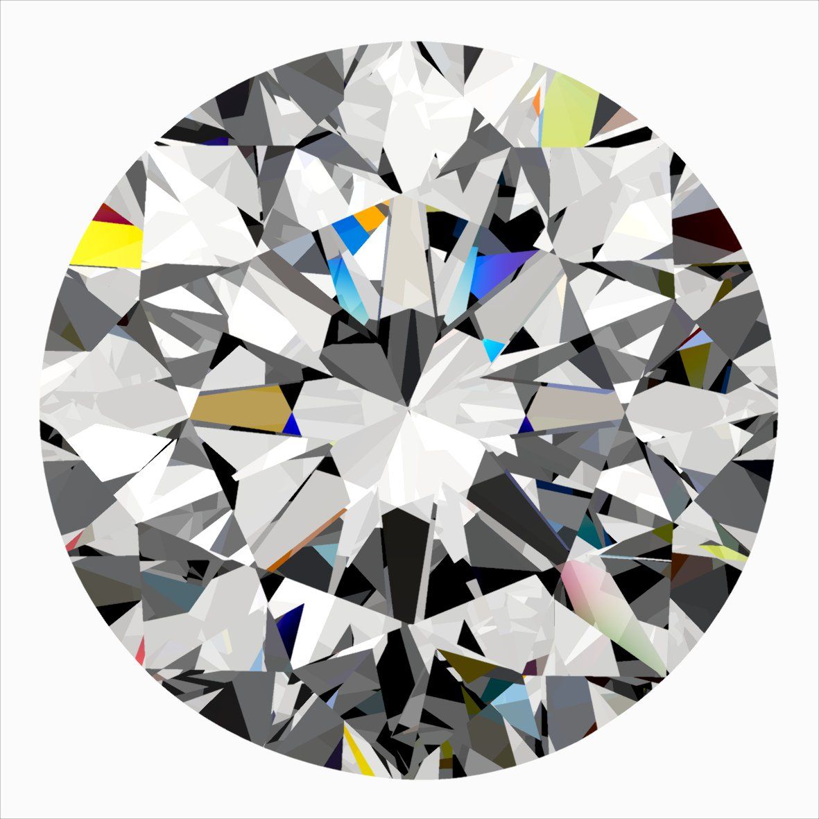Diamante Taglio Brillante 0.5ct VG/EX/EX H VVS1 - IGI - 4.96x4.99x3.21mm