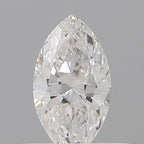 Diamante Naturale Taglio Marquise 0.33ct G/VG D VS2 - GIA - 6.62x3.61x2.33mm