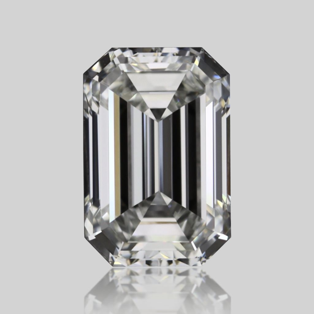 Diamante Naturale Taglio Smeraldo 0.32ct VG/EX G IF - GIA - 4.87x3.26x2.16mm
