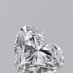 Diamante Naturale Taglio Cuore 0.51ct VG/EX F VVS1 - GIA - 4.67x5.53x3.48mm