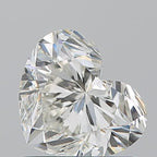 Diamante Naturale Taglio Cuore 1.01ct VG/EX J IF - GIA - 5.68x6.73x4.28mm