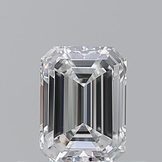 Diamante Naturale Taglio Smeraldo 0.5ct VG/VG E VS1 - GIA - 5.33x3.86x2.56mm