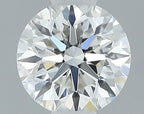 Diamante Naturale Taglio Brillante 0.47ct 3EX G IF - GIA - 4.94x4.98x3.13mm