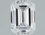 Diamante Naturale Taglio Smeraldo 0.52ct VG/EX D VVS1 - GIA - 5.37x3.84x2.67mm