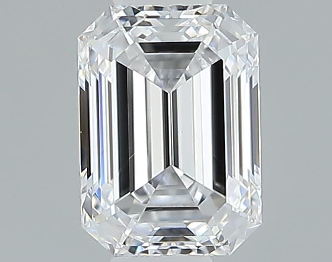 Diamante Naturale Taglio Smeraldo 0.52ct VG/EX D VVS1 - GIA - 5.37x3.84x2.67mm