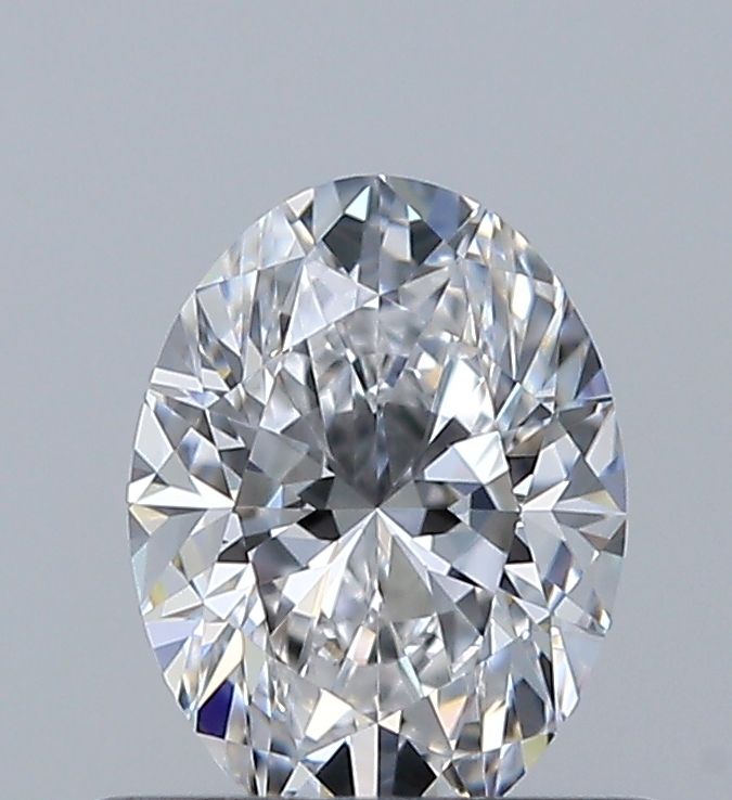 Diamante Naturale Taglio Ovale 0.6ct EX/EX E VVS1 - GIA - 6.35x4.72x3.12mm
