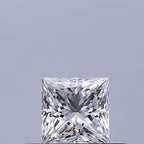 Diamante Naturale Taglio Princess 0.31ct VG/EX D VVS2 - GIA - 3.72x3.7x2.72mm