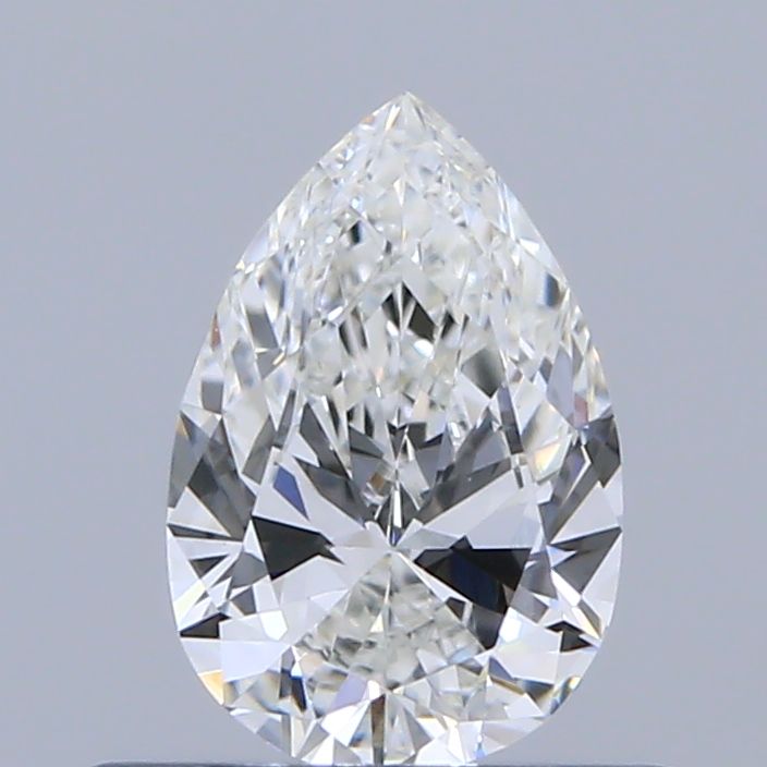 Diamante Naturale Taglio Goccia 0.42ct EX/EX G VVS2 - GIA - 4.27x6.41x2.5mm