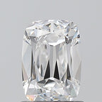 Diamante Naturale Taglio Old Miner 1ct EX/EX D VS2 - GIA - 7.03x4.96x3.37mm