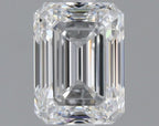 Diamante Naturale Taglio Smeraldo 1.51ct VG/EX E VVS2 - GIA - 7.13x5.3x3.84mm