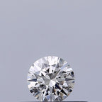 Diamante Naturale Taglio Brillante 0.19ct 3EX H VVS2 - GIA - 3.7x3.72x2.27mm