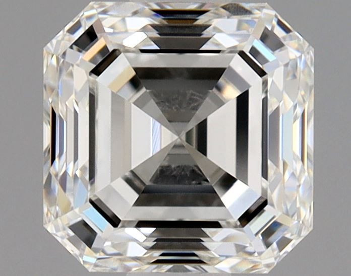 Diamante Naturale Taglio Asscher 0.9ct EX/EX H VVS2 - GIA - 5.19x5.18x3.5mm