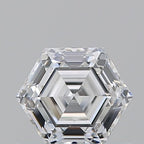Diamante Naturale Taglio Esagonale 0.71ct EX/EX F VS2 - GIA - 5.97x4.97x3.26mm