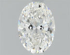Diamante Naturale Taglio Ovale 0.53ct EX/EX F VS2 - GIA - 6.4x4.52x2.86mm