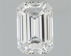 Diamante Naturale Taglio Smeraldo 0.42ct VG/VG F VS1 - GIA - 5.1x3.5x2.38mm