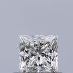 Diamante Naturale Taglio Princess 0.52ct EX/EX H VVS2 - GIA - 4.32x4.31x3.23mm