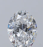 Diamante Naturale Taglio Ovale 0.44ct EX/EX D VVS2 - GIA - 5.91x4.31x2.74mm