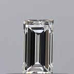 Diamante Naturale Taglio Baguette 0.27ct EX/EX F VVS1 - GIA - 5.06x2.68x2.02mm