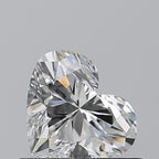 Diamante Naturale Taglio Cuore 0.52ct VG/VG F VS1 - GIA - 4.85x5.72x3.36mm