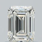 Diamante Naturale Taglio Smeraldo 0.9ct EX/EX G VVS2 - IGI - 6.21x4.51x3.19mm