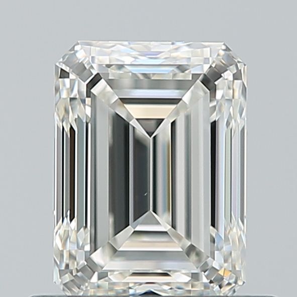 Diamante Naturale Taglio Smeraldo 0.9ct EX/EX G VVS2 - IGI - 6.21x4.51x3.19mm
