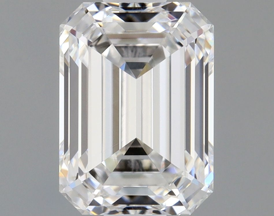 Diamante Naturale Taglio Smeraldo 0.81ct EX/EX E VVS2 - GIA - 6.08x4.4x3.02mm
