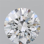 Diamante Naturale Taglio Brillante 1.3ct 3EX F VS1 - GIA - 6.96x6.93x4.36mm