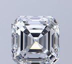 Diamante Taglio Smeraldo Quadrato 0.85ct EX/EX E VVS1 - GIA - 5.2x4.96x3.46mm