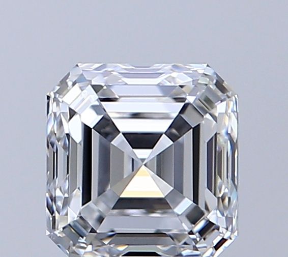 Diamante Taglio Smeraldo Quadrato 0.85ct EX/EX E VVS1 - GIA - 5.2x4.96x3.46mm