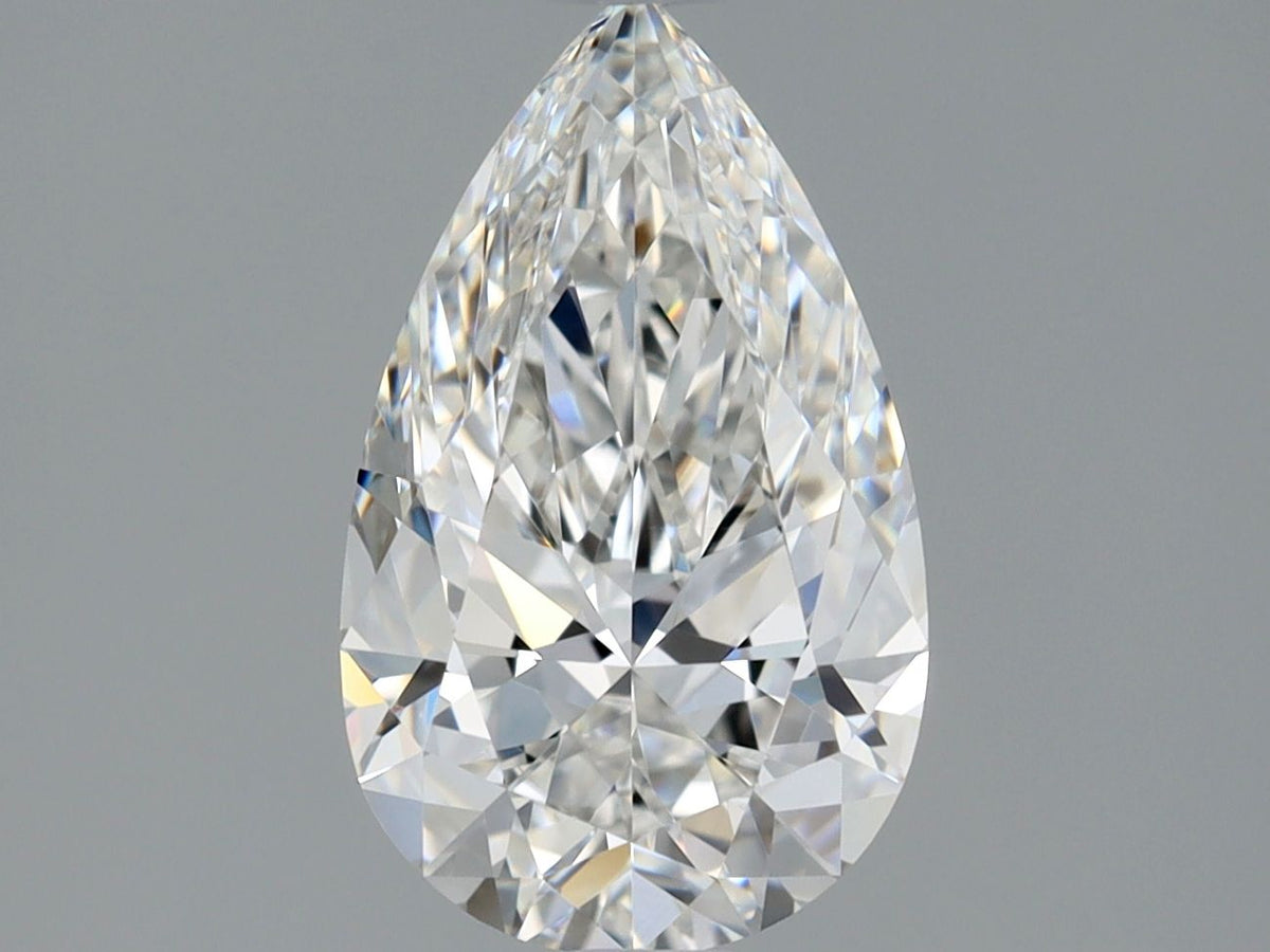 Diamante Naturale Taglio Goccia 1.14ct EX/EX F VVS1 - GIA - 9.36x5.66x3.55mm
