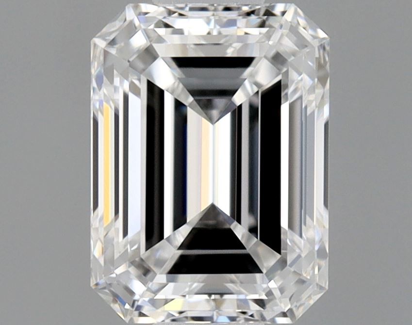 Diamante Naturale Taglio Smeraldo 0.6ct EX/EX D VVS1 - GIA - 5.5x4.1x2.81mm