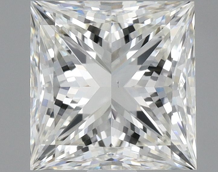 Diamante Naturale Taglio Princess 1ct VG/VG J VS2 - GIA - 5.45x5.34x3.93mm