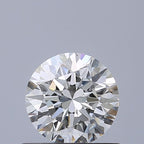 Diamante Naturale Taglio Brillante 0.6ct 3EX H VVS2 - GIA - 5.37x5.4x3.37mm