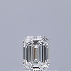 Diamante Naturale Taglio Smeraldo 0.3ct EX/EX E VVS1 - GIA - 4.43x3.23x2.18mm