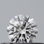 Diamante Naturale Taglio Brillante 0.19ct 3EX E VS2 - GIA - 3.73x3.76x2.24mm