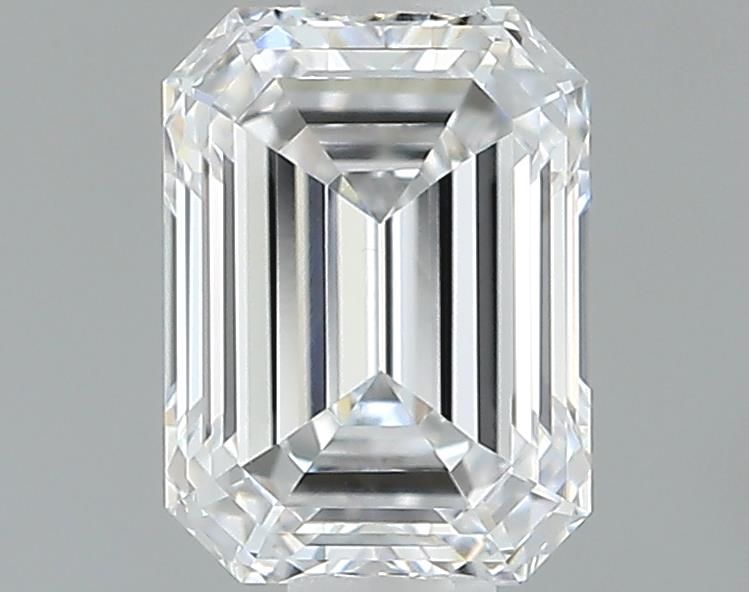 Diamante Naturale Taglio Smeraldo 0.58ct VG/EX D VS1 - GIA - 5.54x4.07x2.69mm