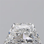 Diamante Naturale Taglio Trapezio 0.5ct VG/VG F VVS1 - GIA - 7.41x4.04x2.54mm