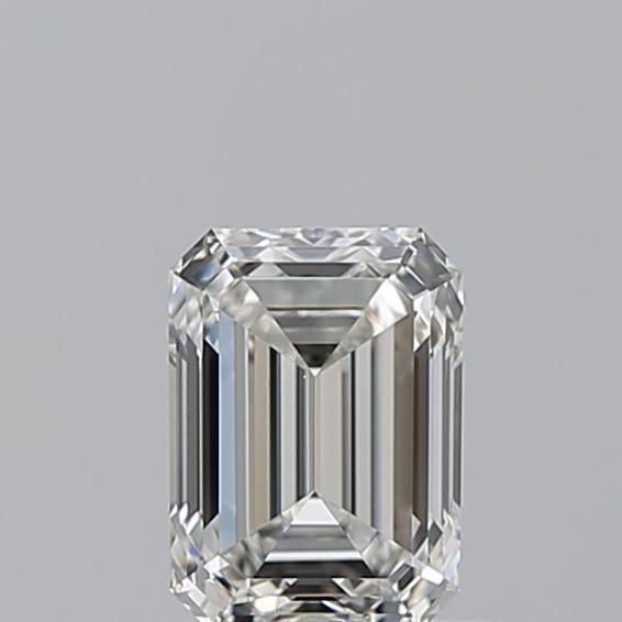 Diamante Naturale Taglio Smeraldo 0.7ct VG/EX G VVS2 - IGI - 5.85x4.22x2.88mm