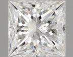 Diamante Naturale Taglio Princess 0.5ct VG/VG E VVS2 - GIA - 4.48x4.41x3.14mm