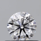 Diamante Taglio Brillante 0.5ct VG/VG/VG D VVS1 - GIA - 4.99x4.93x3.18mm