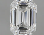 Diamante Naturale Taglio Smeraldo 0.53ct G/EX E IF - IGI - 5.17x3.89x2.73mm