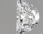 Diamante Naturale Taglio Mezzaluna 0.71ct EX/EX E IF - GIA - 7.31x4.92x2.95mm