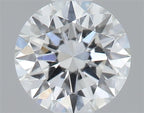 Diamante Naturale Taglio Brillante 0.5ct 3EX F VVS2 - IGI - 5.06x5.08x3.12mm