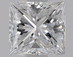 Diamante Naturale Taglio Princess 0.63ct G/VG D VVS2 - GIA - 4.89x4.72x3.49mm