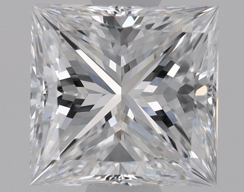 Diamante Naturale Taglio Princess 0.63ct G/VG D VVS2 - GIA - 4.89x4.72x3.49mm