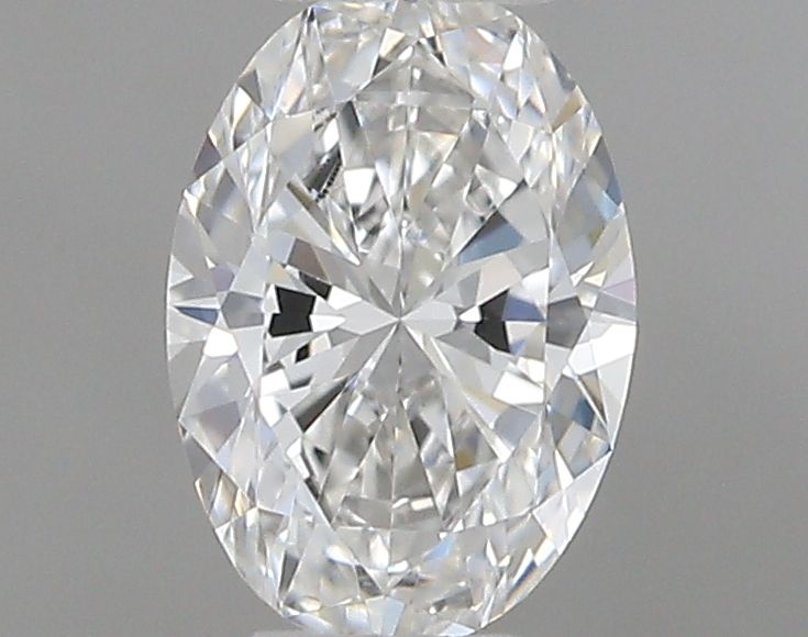 Diamante Naturale Taglio Ovale 0.4ct VG/VG F VVS1 - IGI - 5.93x4.13x2.56mm