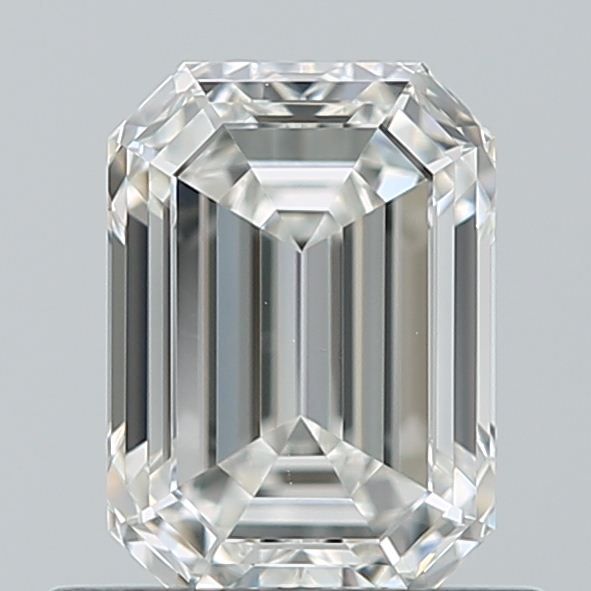 Diamante Naturale Taglio Smeraldo 0.9ct EX/EX F VS1 - IGI - 6.44x4.58x3.13mm