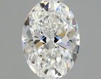 Diamante Naturale Taglio Ovale 0.72ct VG/VG F VVS2 - GIA - 6.92x4.95x3.22mm