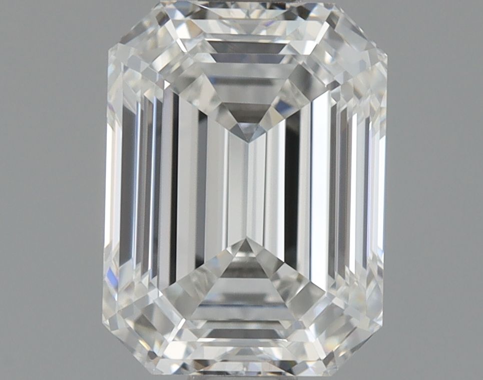 Diamante Naturale Taglio Smeraldo 0.86ct G/VG G IF - GIA - 6.16x4.61x3.17mm
