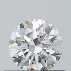 Diamante Naturale Taglio Brillante 0.5ct 3EX E IF - GIA - 5.07x5.03x3.16mm